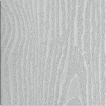 TruNorth Clubhouse Ultra PVC decking swatch in Cool Grey colour with subtle wood grain texture and low-maintenance finish