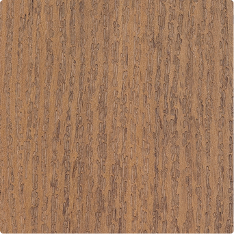 TruNorth Clubhouse Ultra PVC decking swatch in Ipe colour with warm golden brown wood-look texture and low-maintenance finish