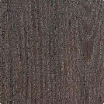 TruNorth Clubhouse Ultra PVC decking swatch in Walnut colour with rich brown wood-look texture and low-maintenance finish