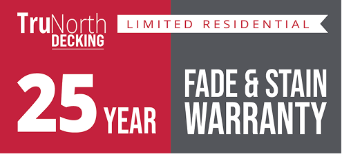 TruNorth Decking Fade Stain Warranty 25 Years