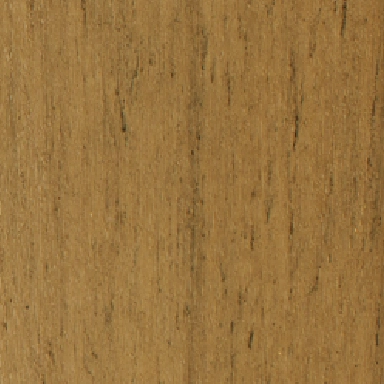 Échantillon de couleur de terrasse en PVC TruNorth Clubhouse Aurora Caribou — apparence bois brun doré chaleureux