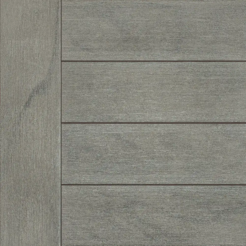 Ash Grey composite decking swatch from TruNorth Enviroboard and Accuspan decking