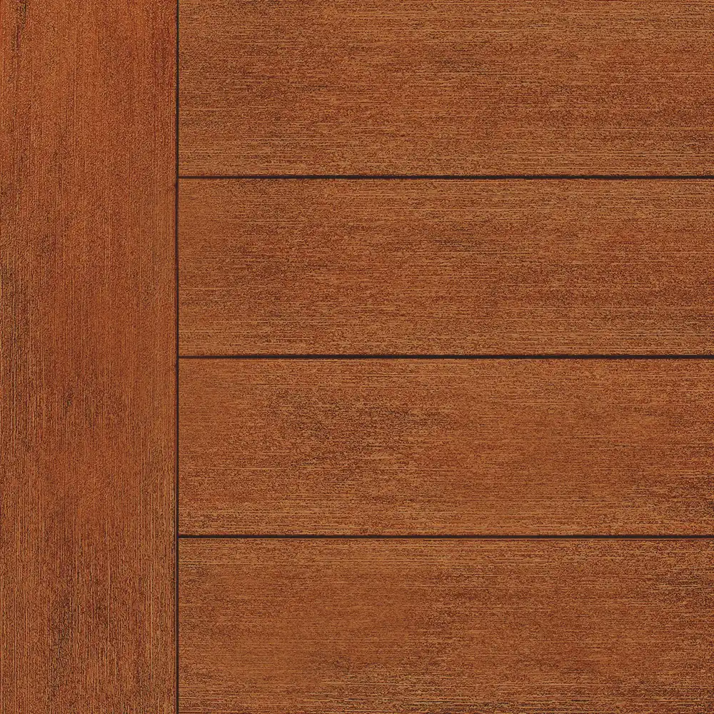 TruNorth Enviroboard and Accuspan Bordeaux composite decking colour swatch rich red brown wood look