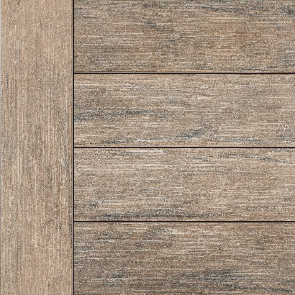 TruNorth Gen II Hazelwood composite decking boards with natural wood grain finish