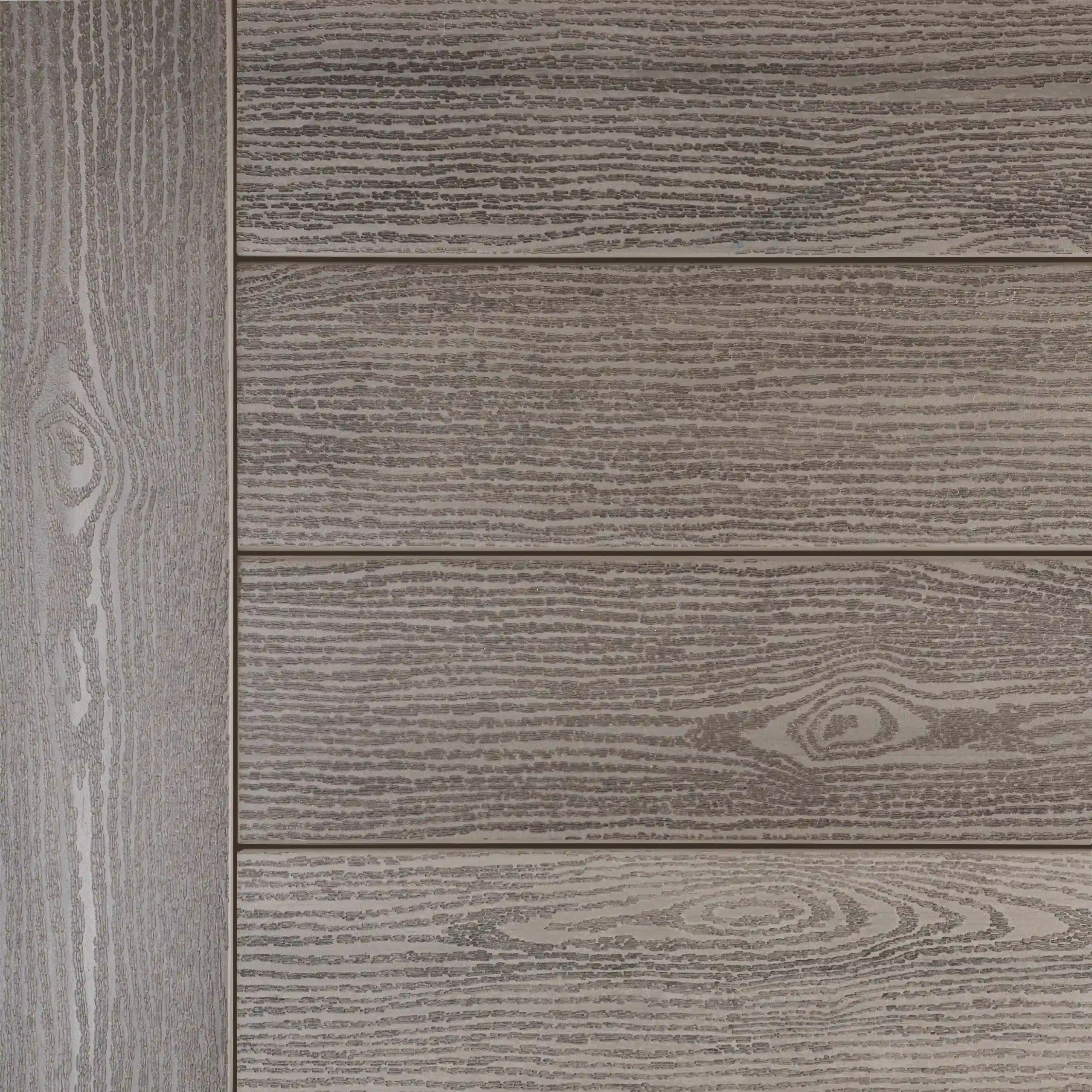 TruNorth Clubhouse Ultra Hickory composite decking colour swatch featuring a warm natural hickory wood-look finish.