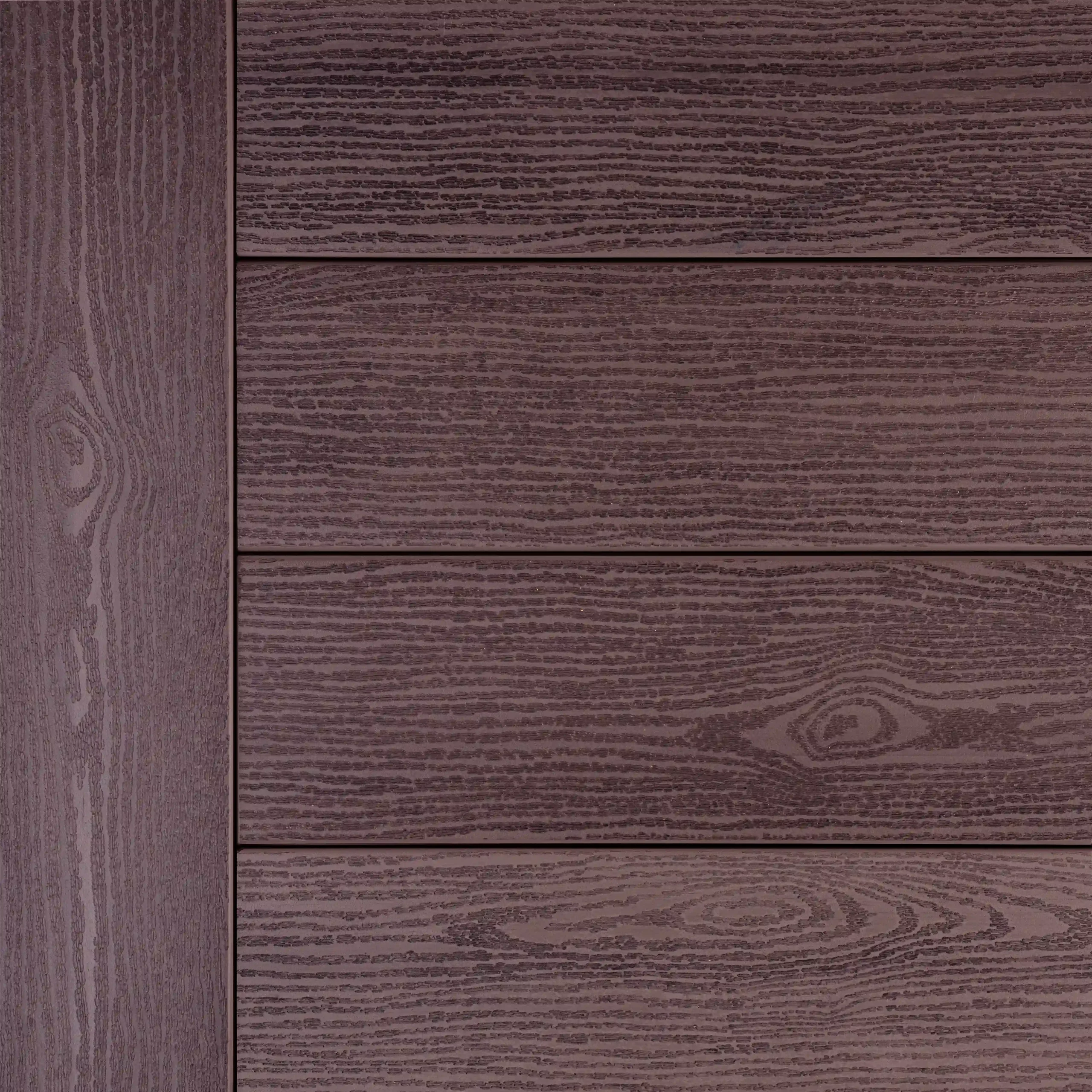 TruNorth Clubhouse Ultra Mahogany composite decking colour swatch featuring a rich reddish-brown wood-look finish.