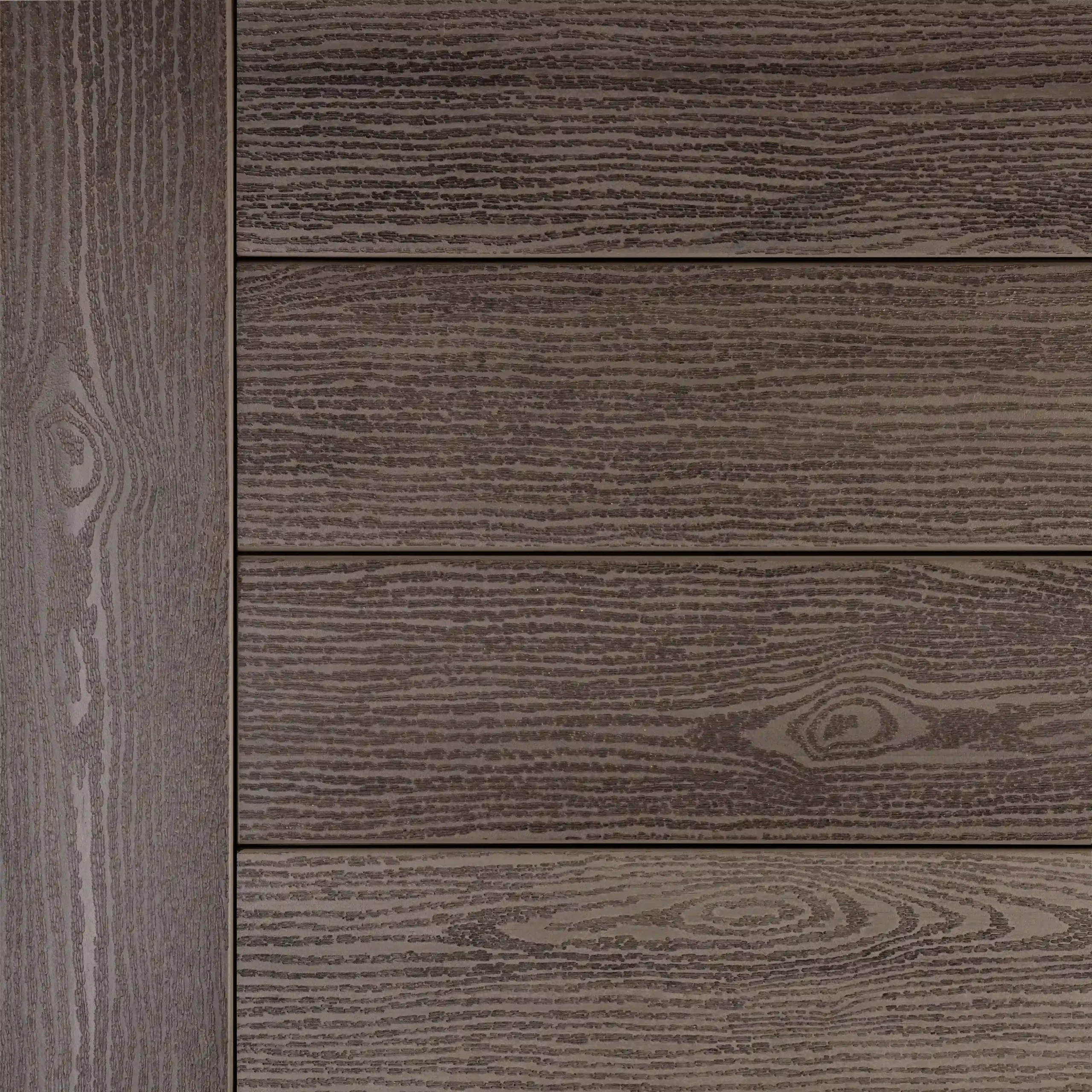 TruNorth Clubhouse Ultra Walnut composite decking colour swatch featuring a rich walnut brown wood-look finish.