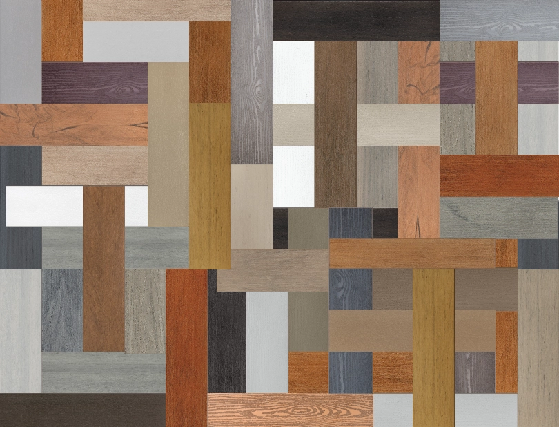 TruNorth composite decking colour selection display featuring a variety of premium decking colour options and finishes.