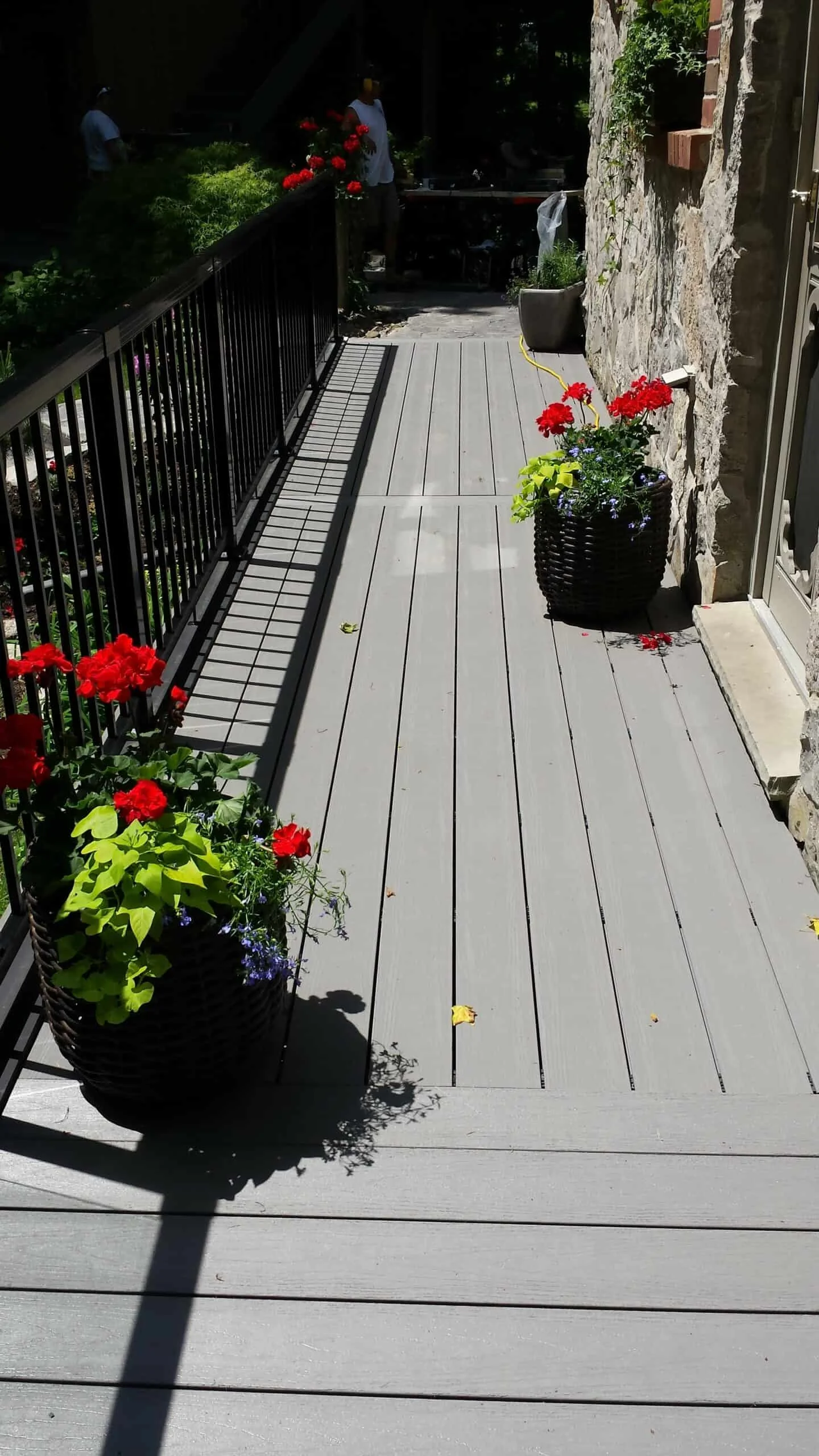 TruNorth Composite Stone Grey deck installation photo