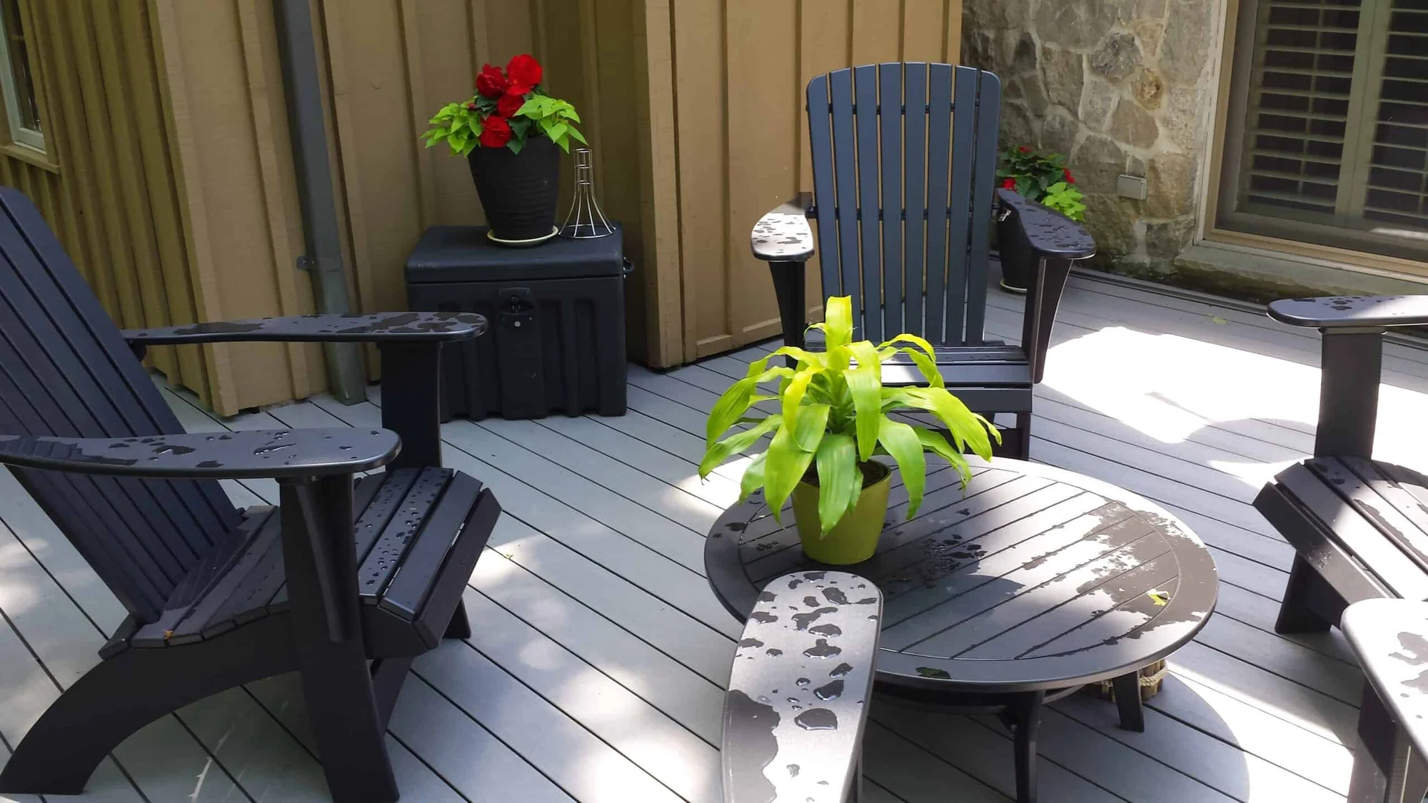 TruNorth Composite Stone Grey deck installation photo