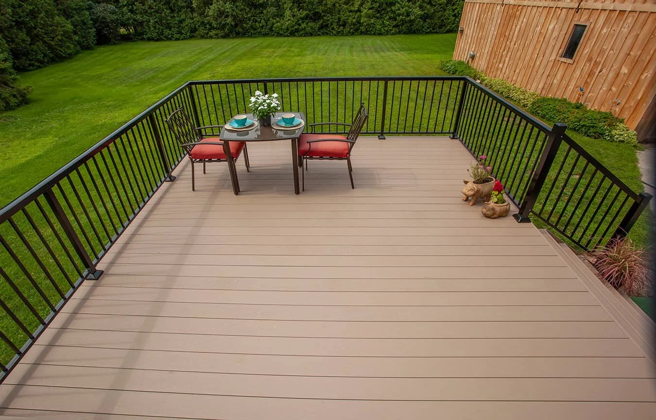 TruNorth Clubhouse Cobblestone deck installation photo