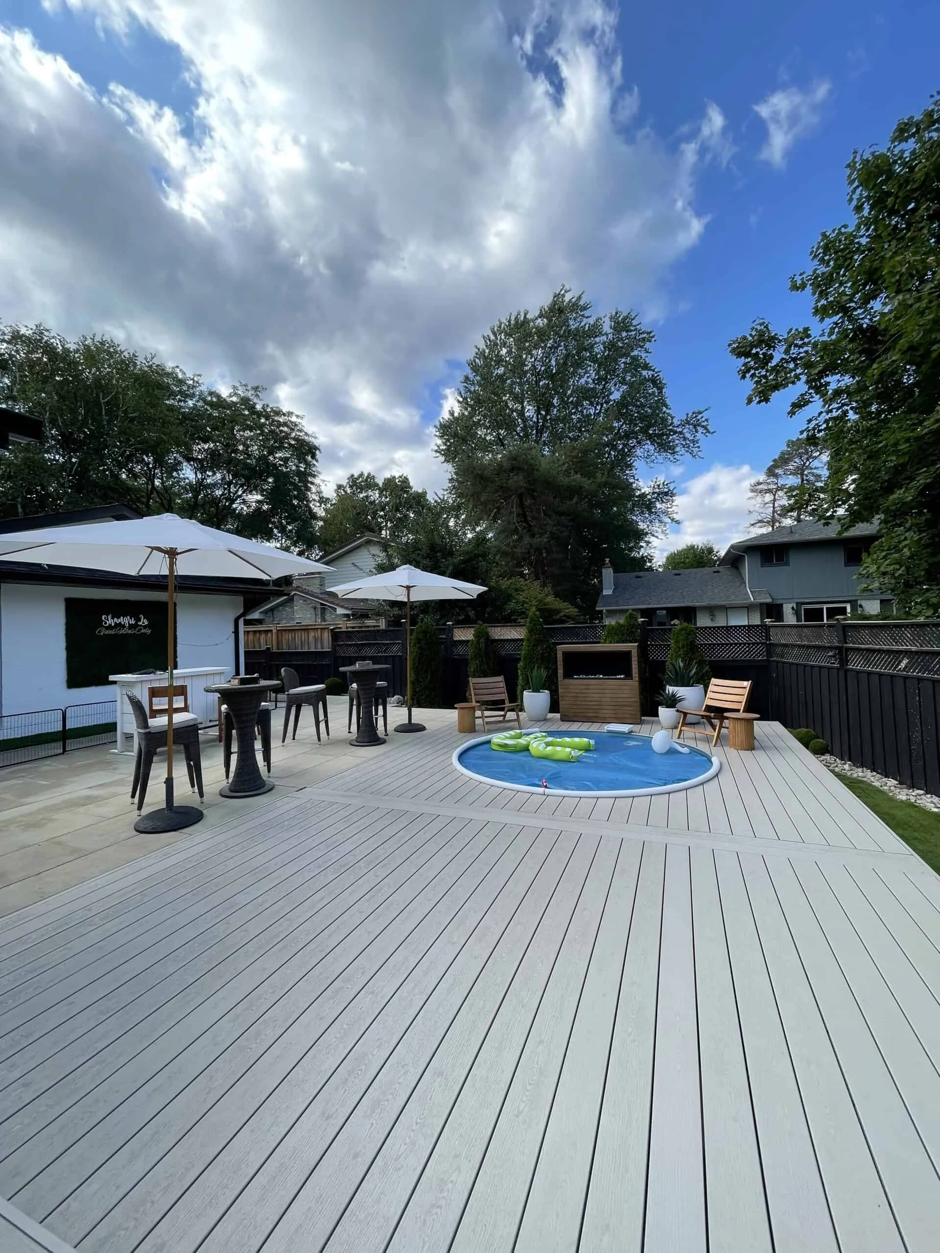 TruNorth Clubhouse Clay deck installation photo