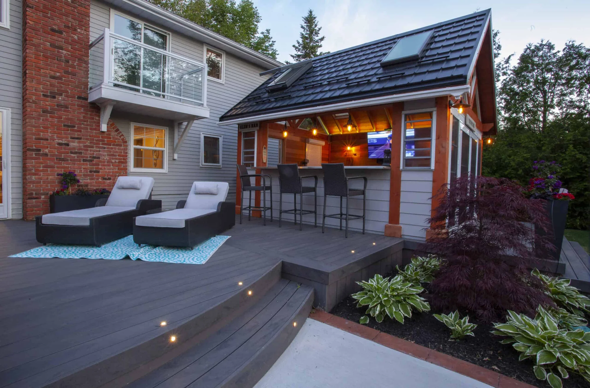 TruNorth Composite Ash Grey deck installation photo
