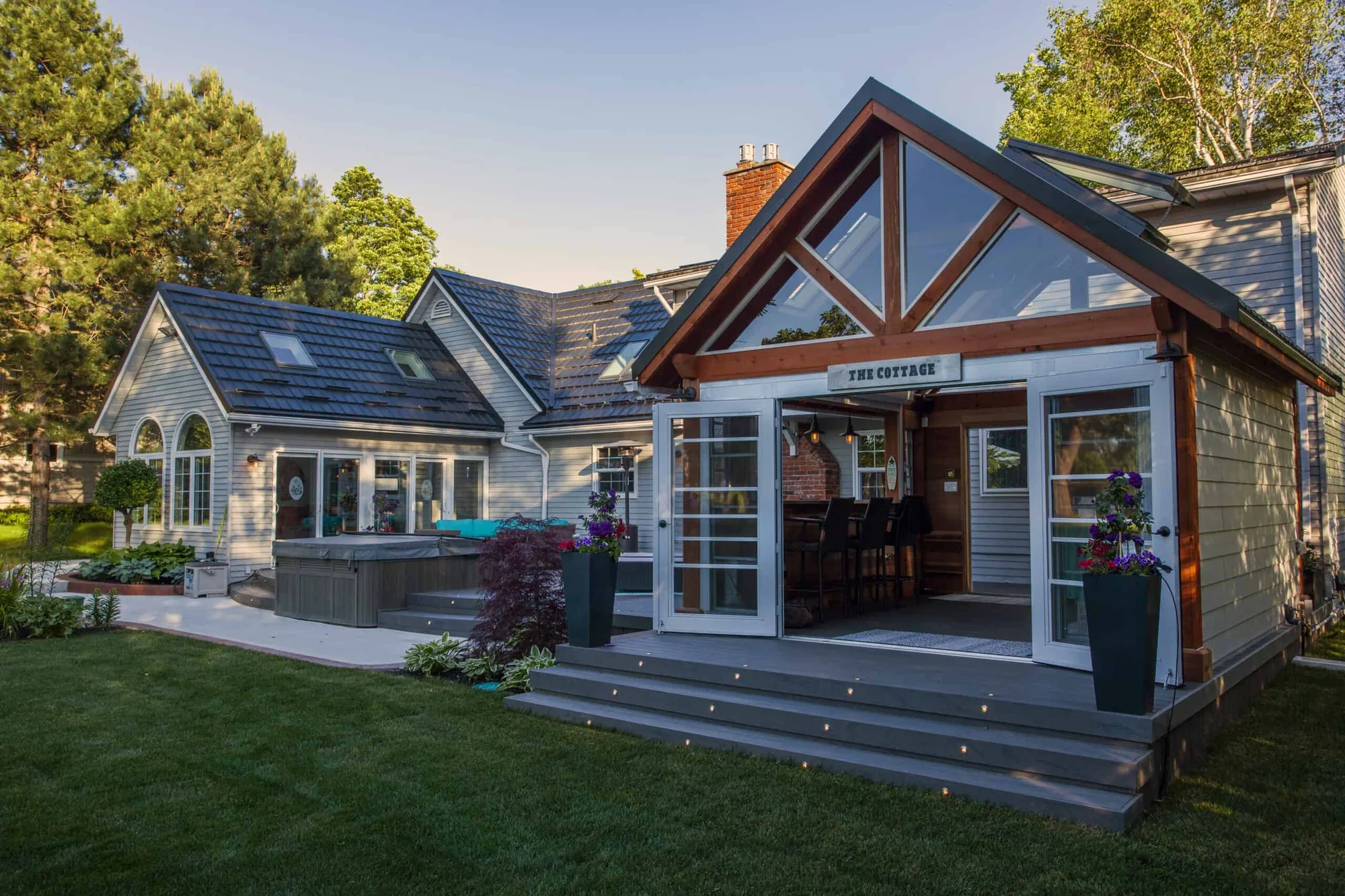 TruNorth Composite Ash Grey deck installation photo