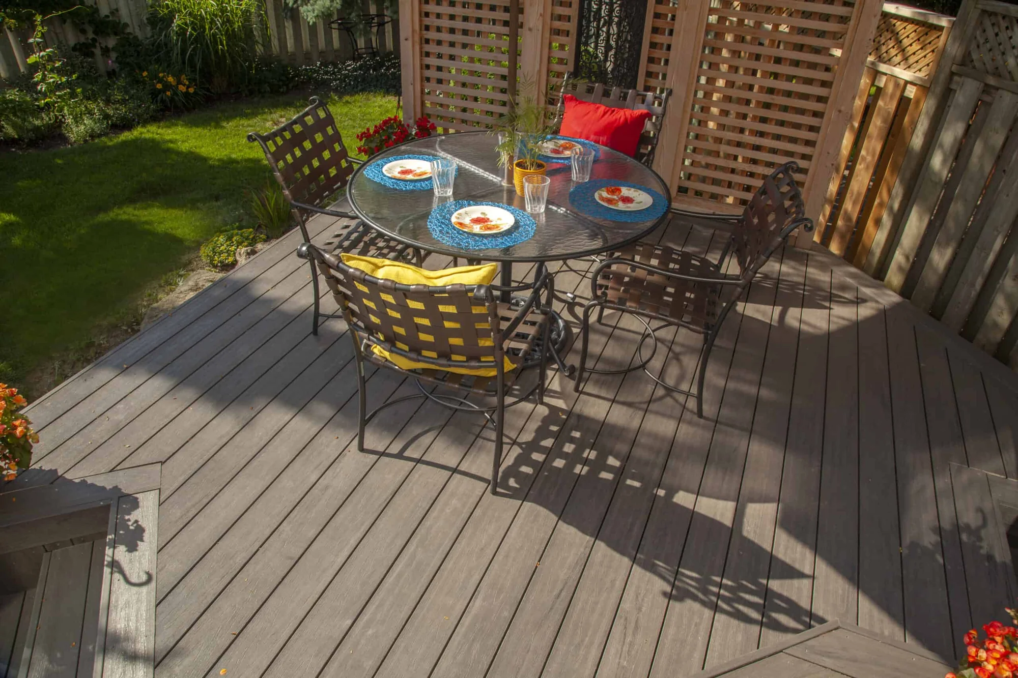 TruNorth Composite Ash Grey deck installation photo