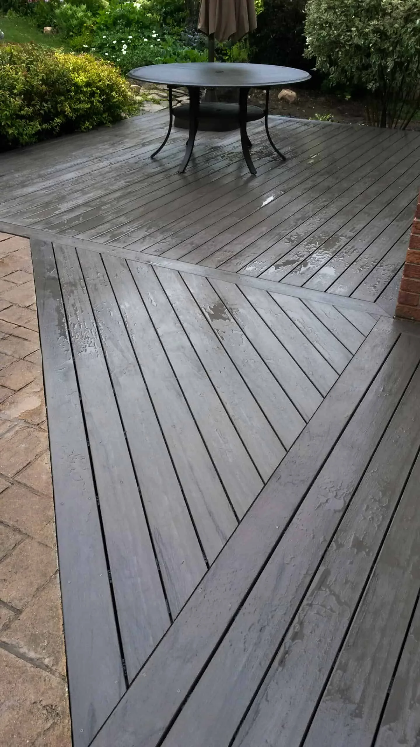 TruNorth Composite Ash Grey deck installation photo