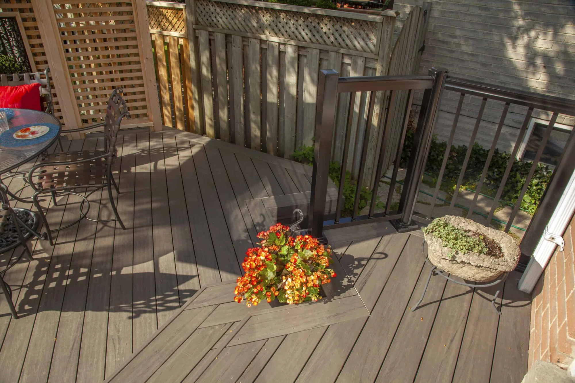 TruNorth Composite Ash Grey deck installation photo