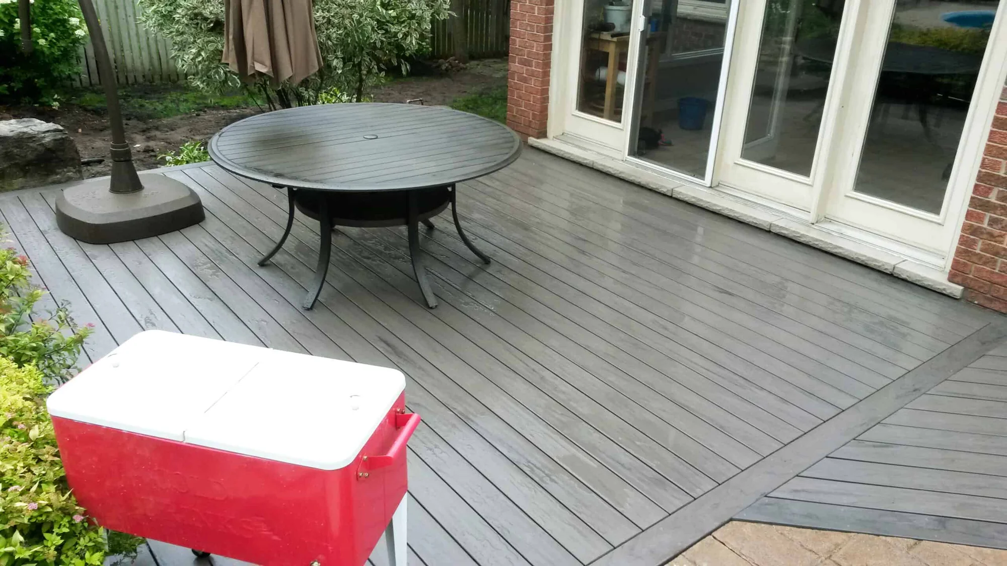 TruNorth Composite Ash Grey deck installation photo