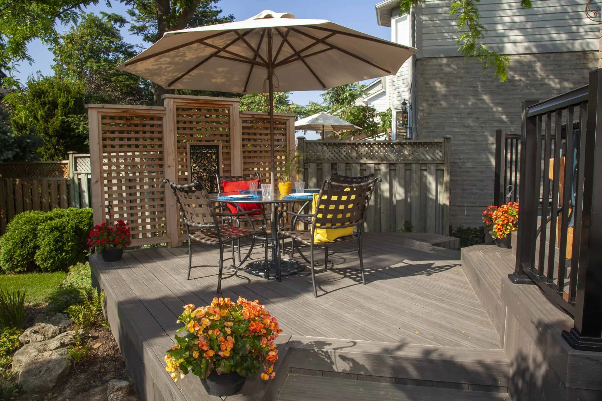 TruNorth Composite Ash Grey deck installation photo