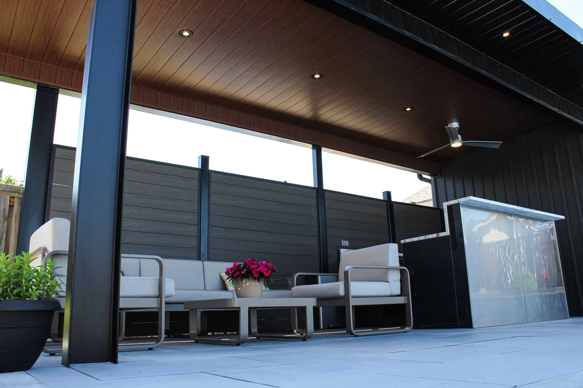 TruNorth Composite Ash Grey deck installation photo