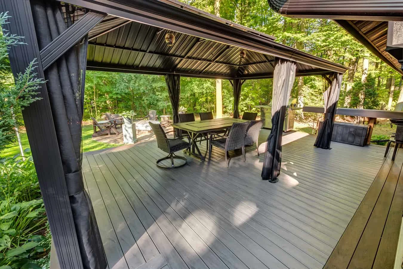 TruNorth Composite Ash Grey deck installation photo