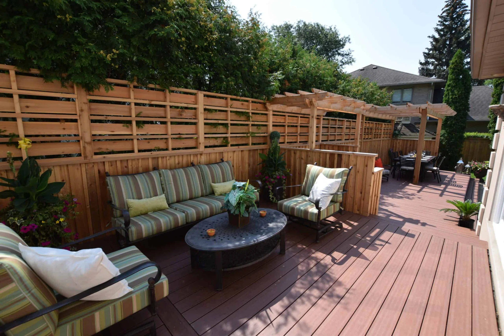 TruNorth Composite Brazilian Cherry deck installation photo