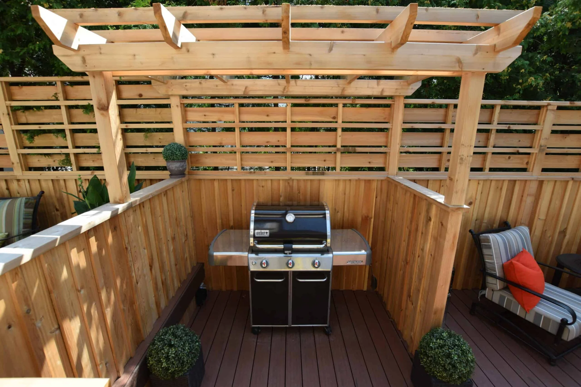 TruNorth Composite Brazilian Cherry deck installation photo