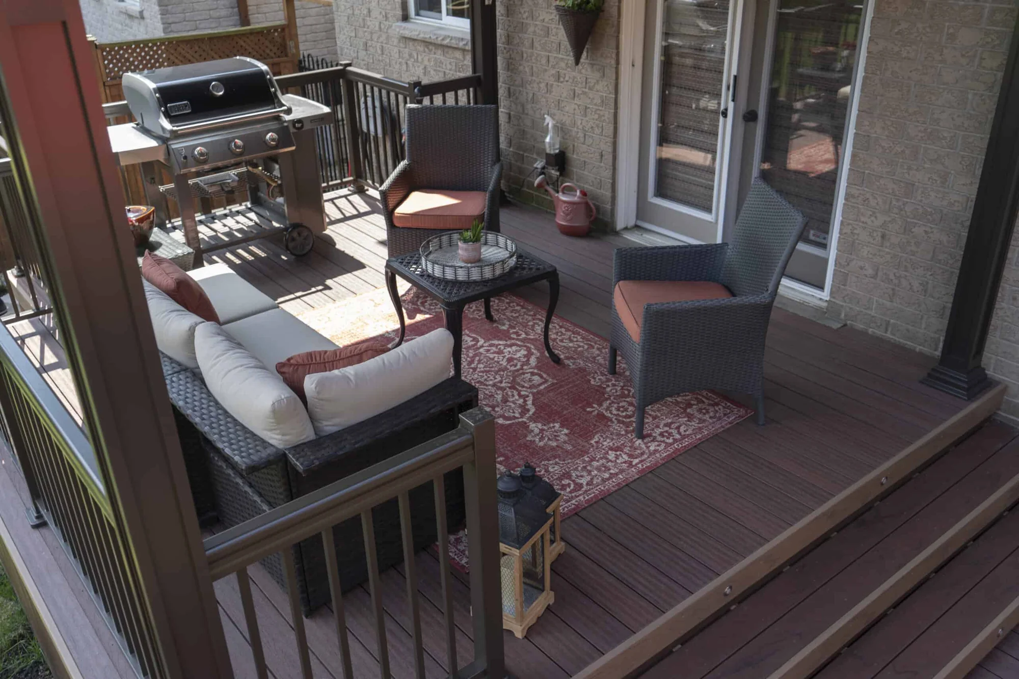 TruNorth Composite Brazilian Cherry deck installation photo