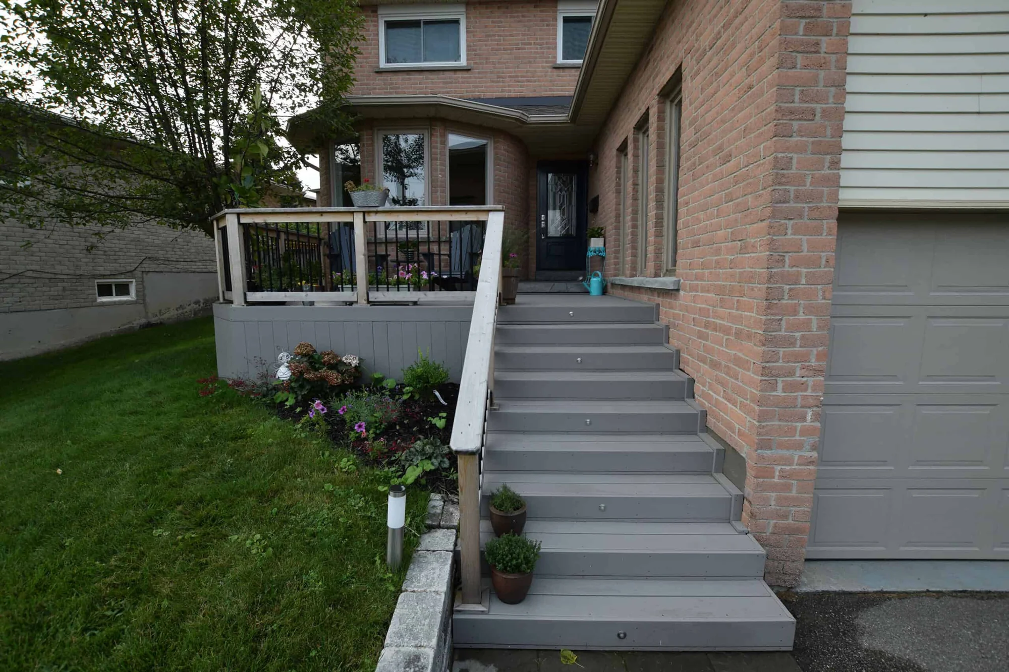 TruNorth Clubhouse Brookstone PVC decking installation photo