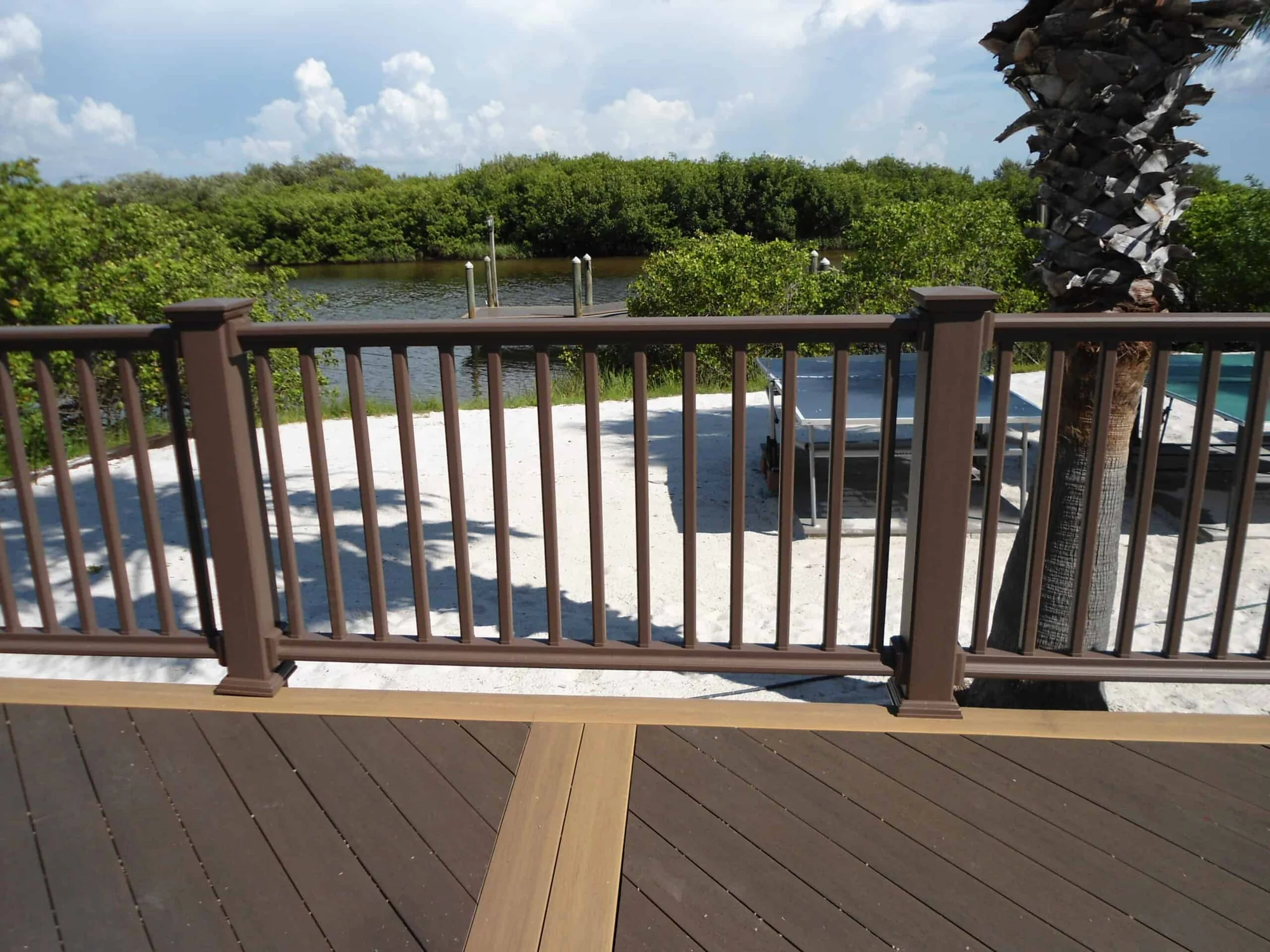 TruNorth Clubhouse Walnut deck installation photo