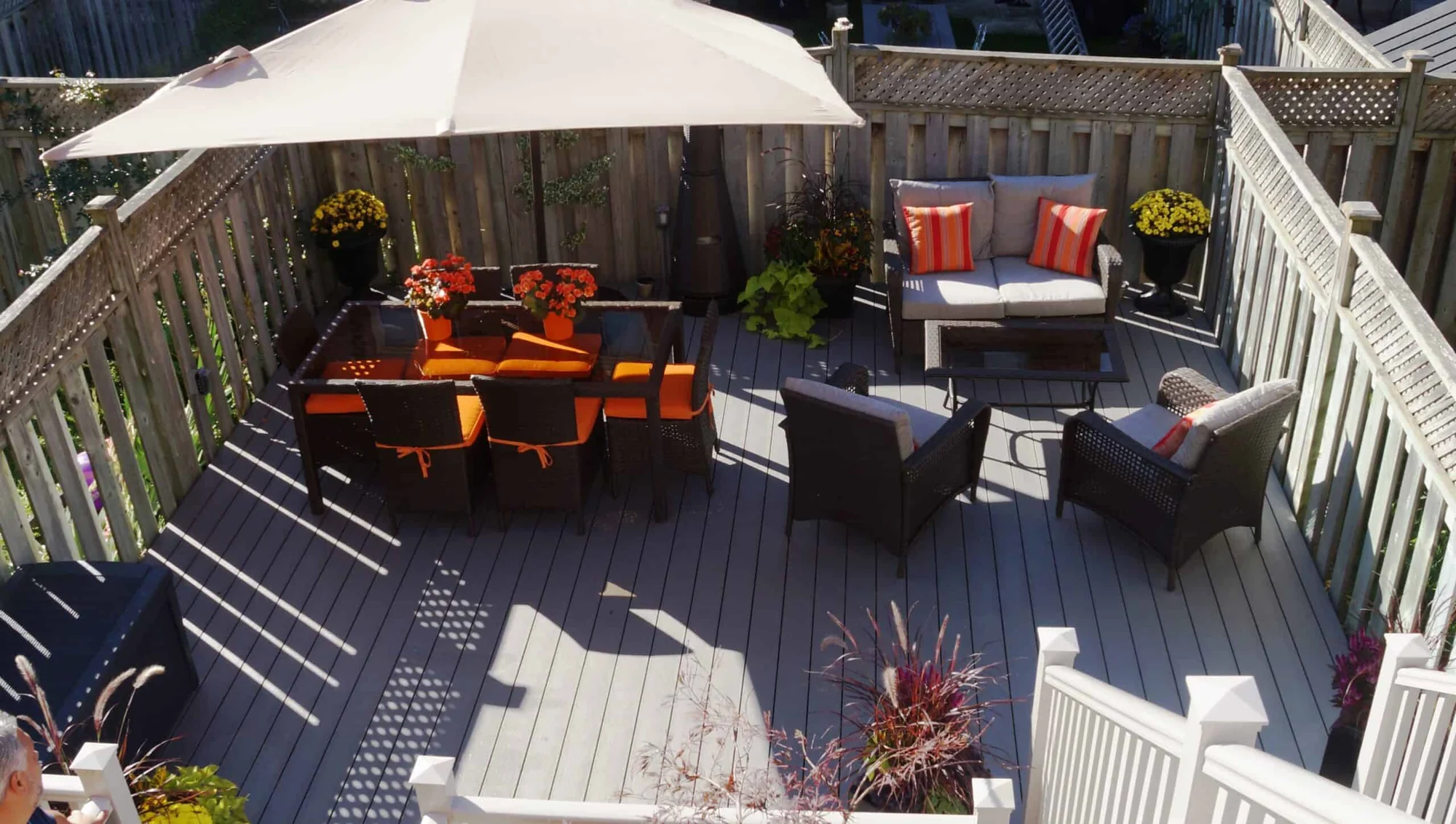 TruNorth Composite Stone Grey deck installation photo