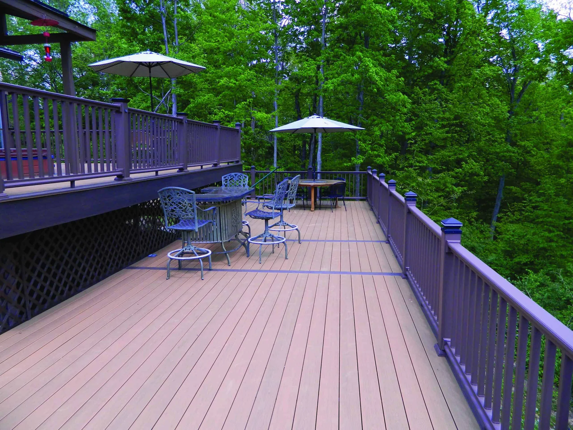 TruNorth Clubhouse Ipe deck installation photo