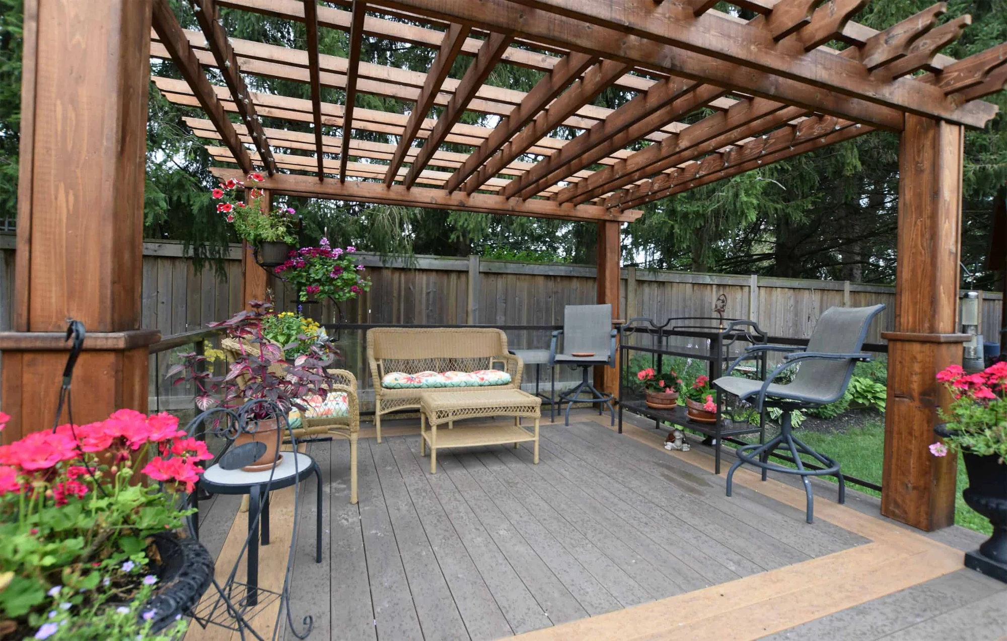 TruNorth Clubhouse Ipe deck installation photo