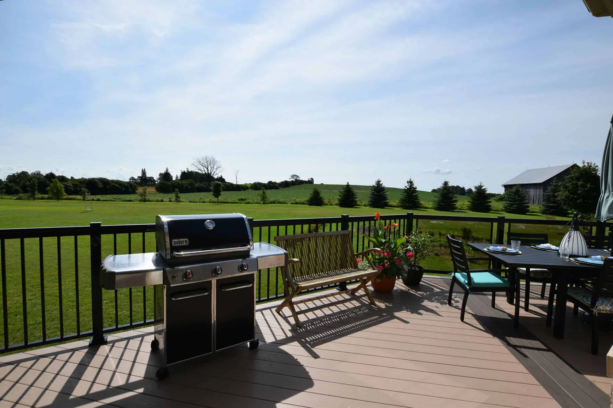 TruNorth Clubhouse Cobblestone deck installation photo