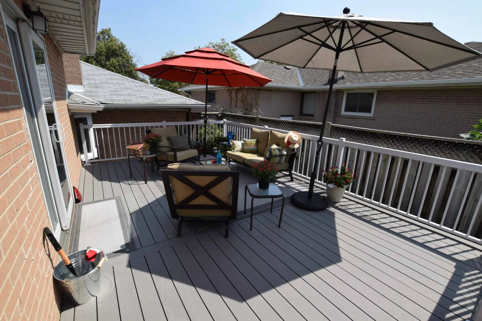 TruNorth Composite Stone Grey deck installation photo