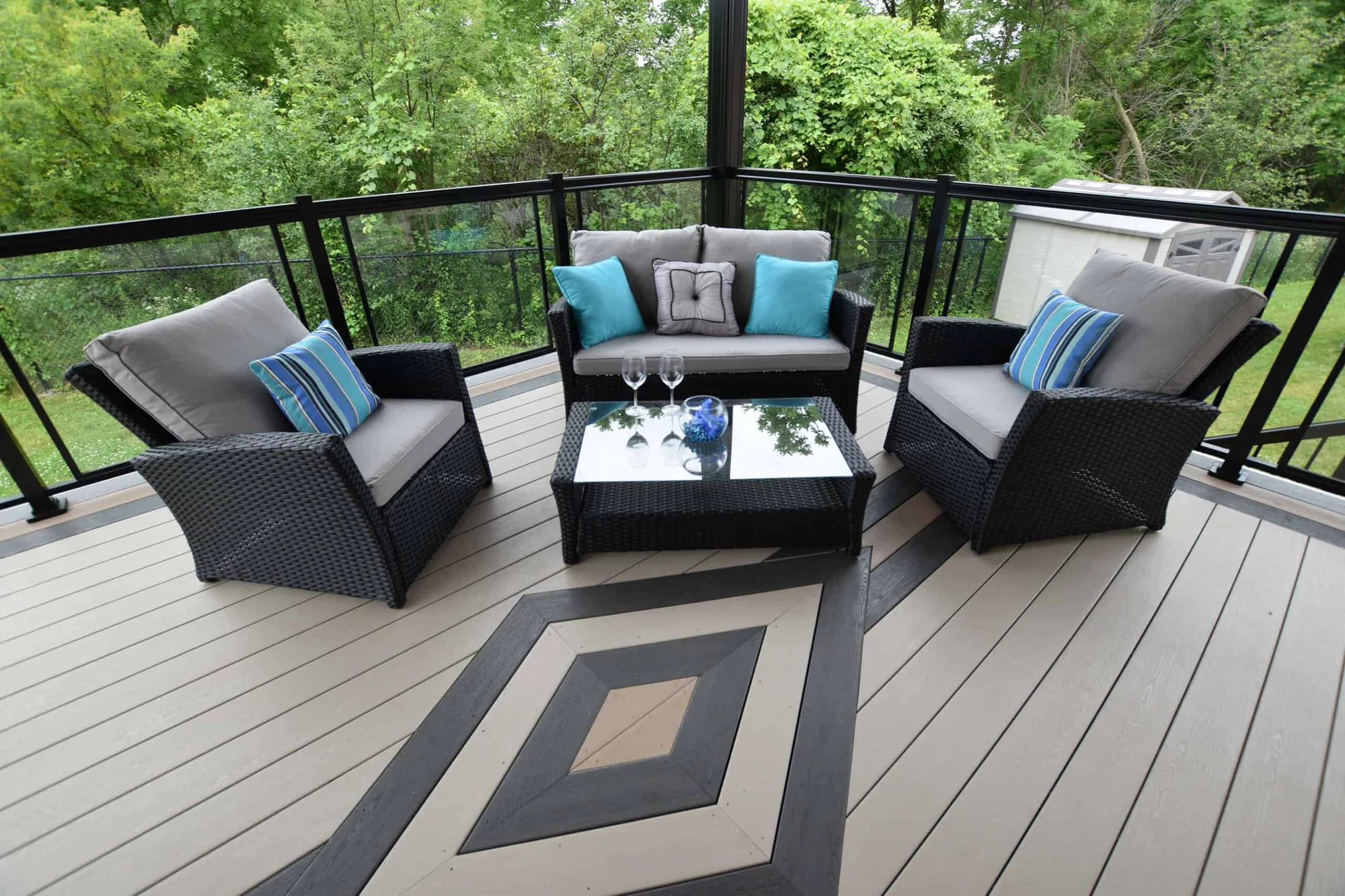 TruNorth Clubhouse Clay deck installation photo