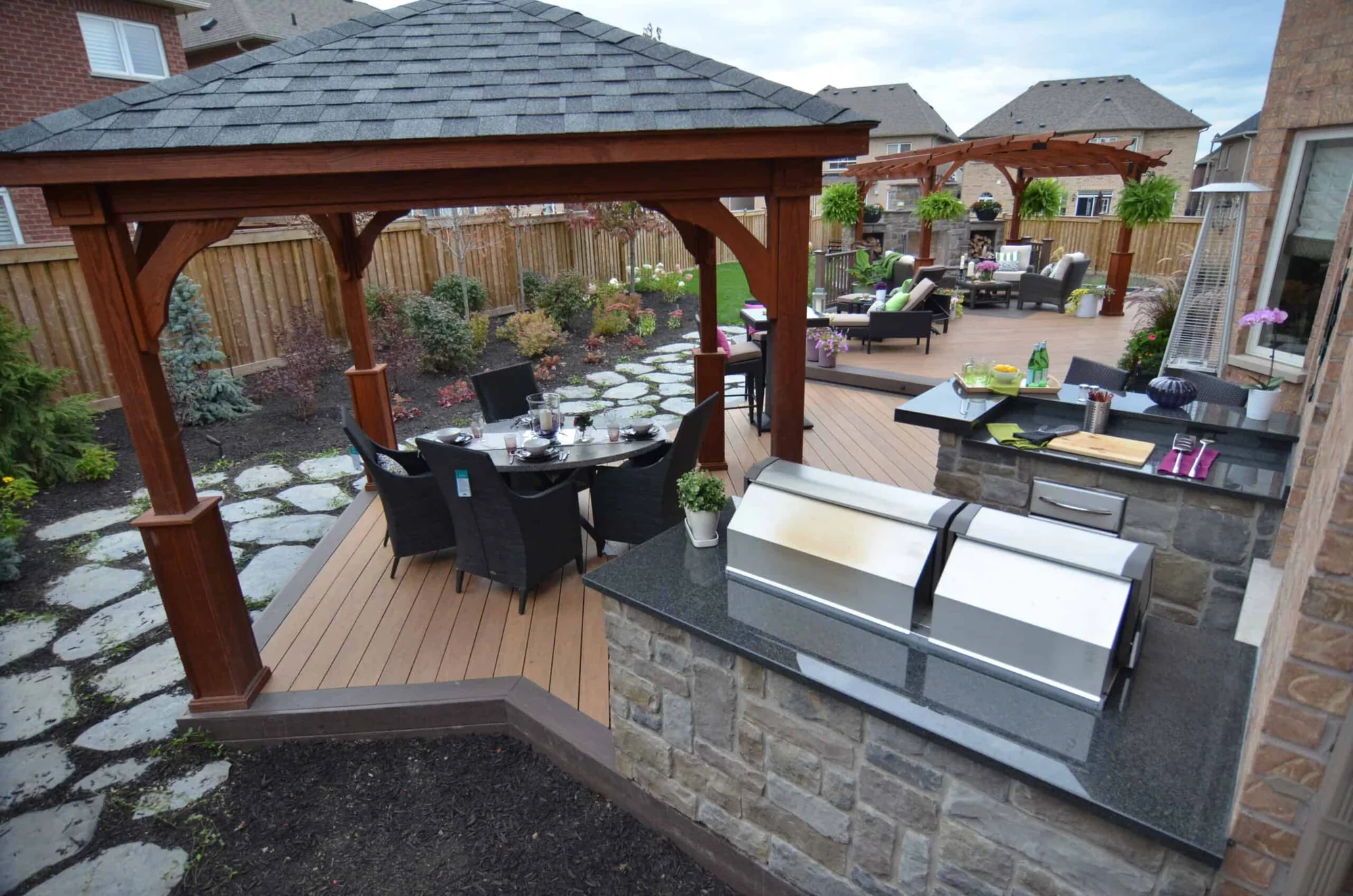 TruNorth Clubhouse Ipe deck installation photo