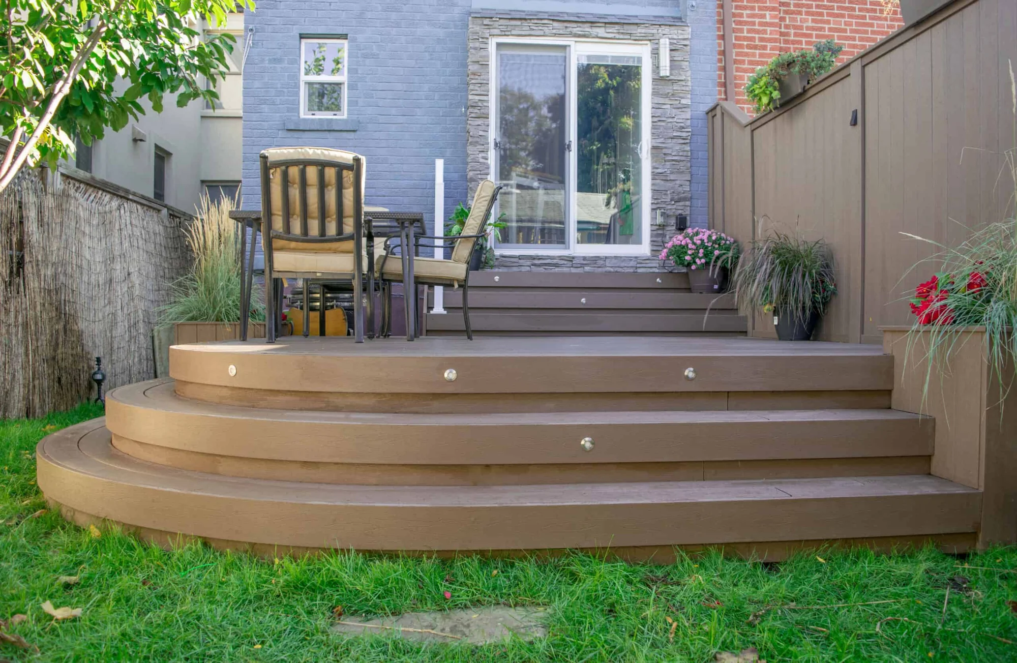 TruNorth Composite Mocha deck installation photo