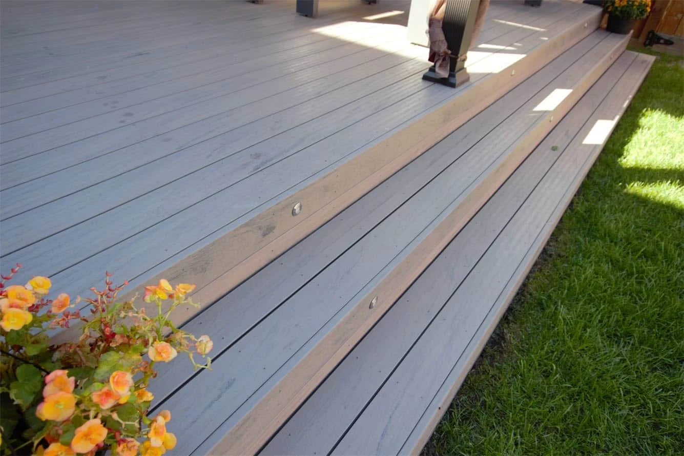 TruNorth Composite Hazelwood deck installation photo