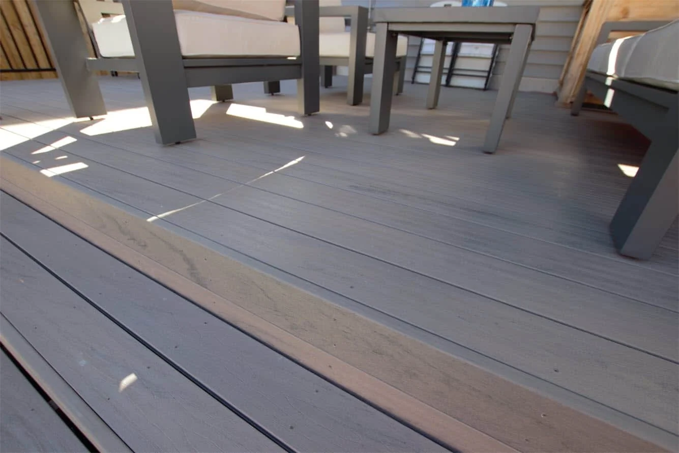 TruNorth Composite Hazelwood deck installation photo