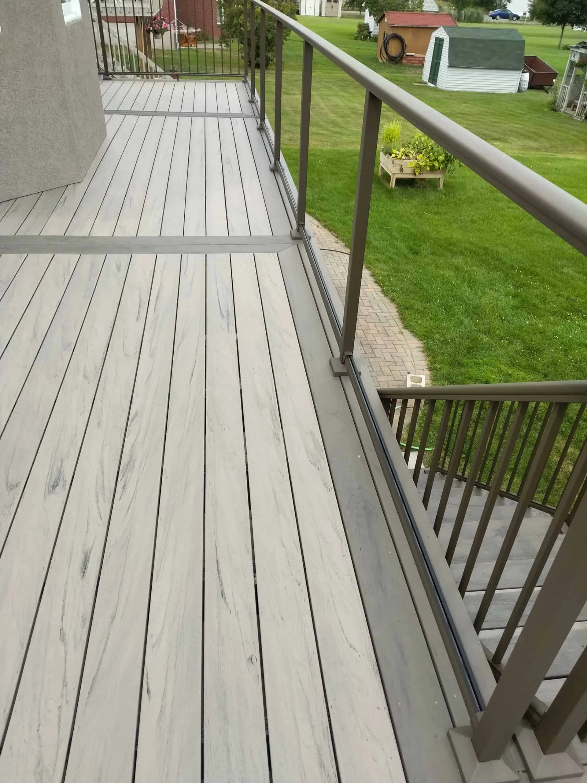TruNorth Composite Ash Grey deck installation photo