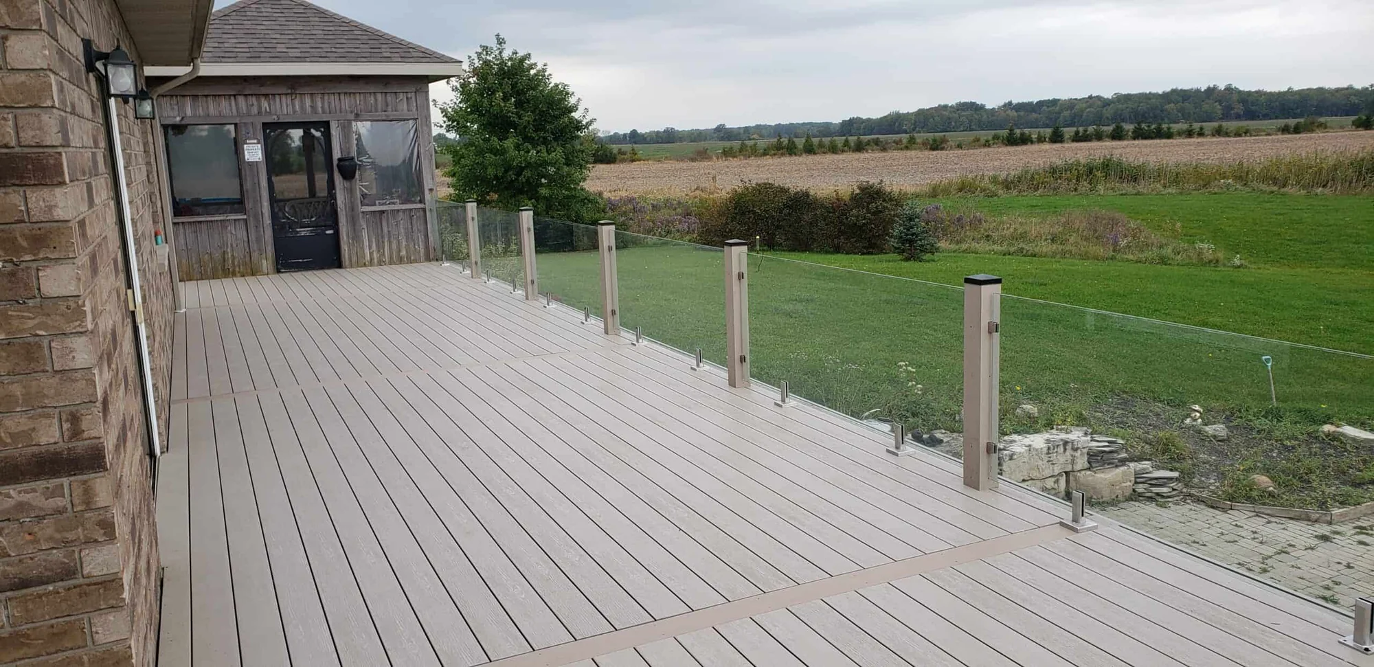 TruNorth Clubhouse Clay deck installation photo