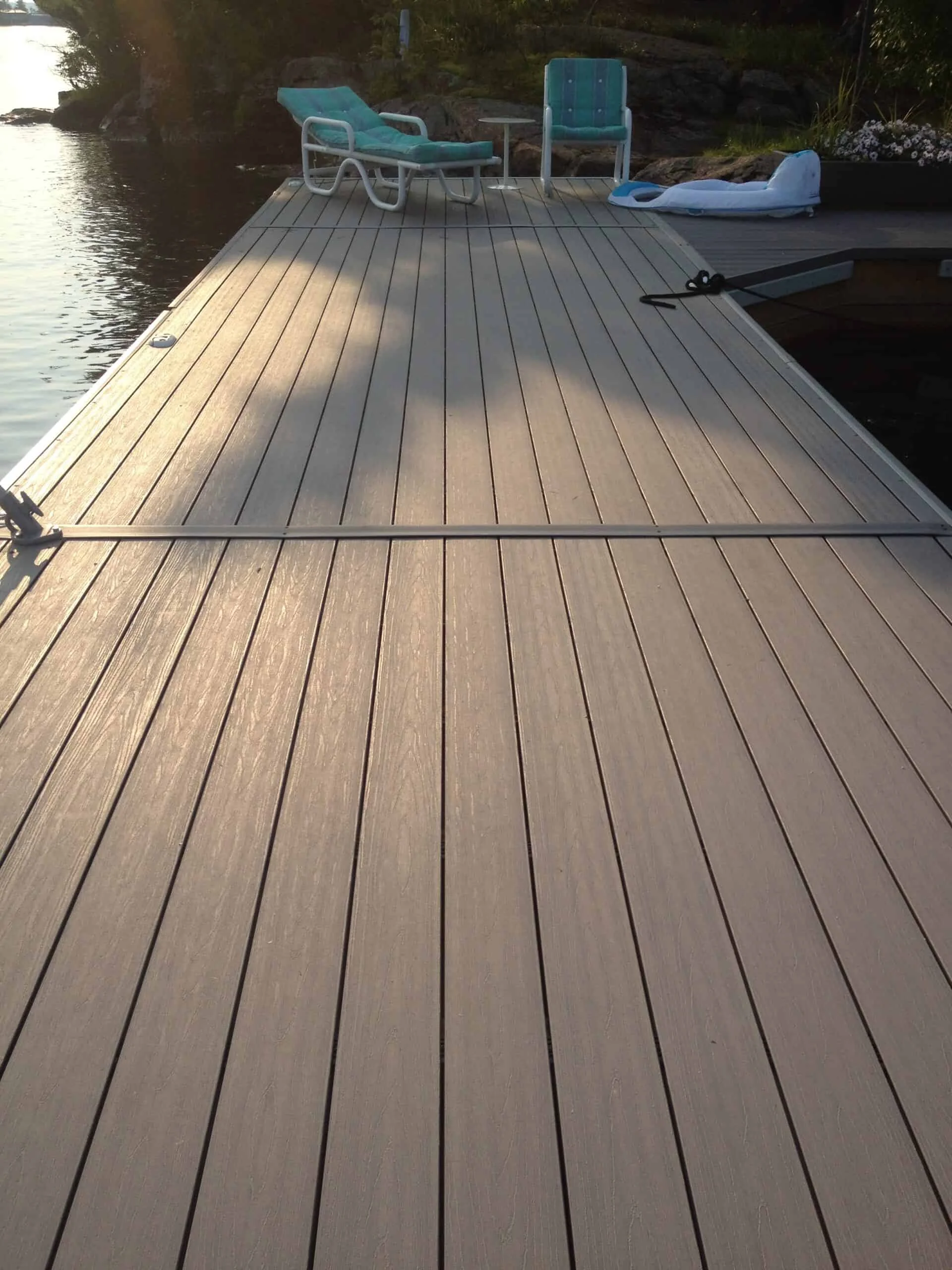 TruNorth Composite Stone Grey deck installation photo