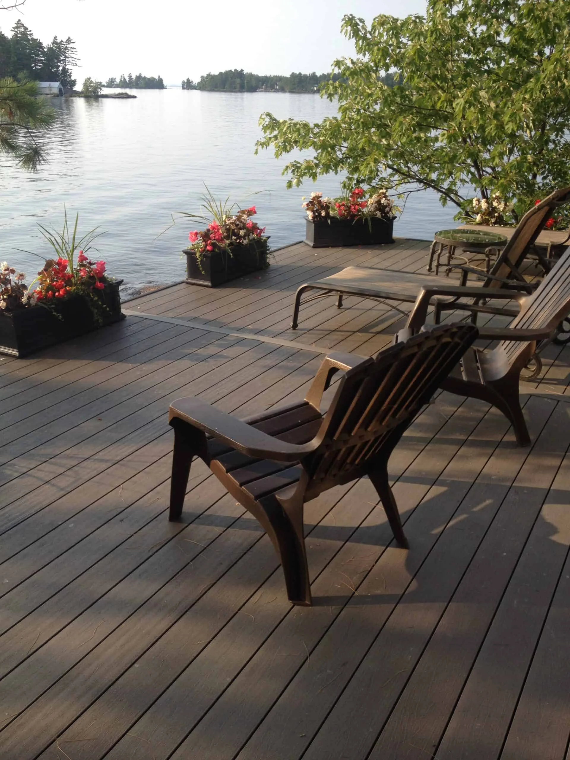 TruNorth Composite Stone Grey deck installation photo