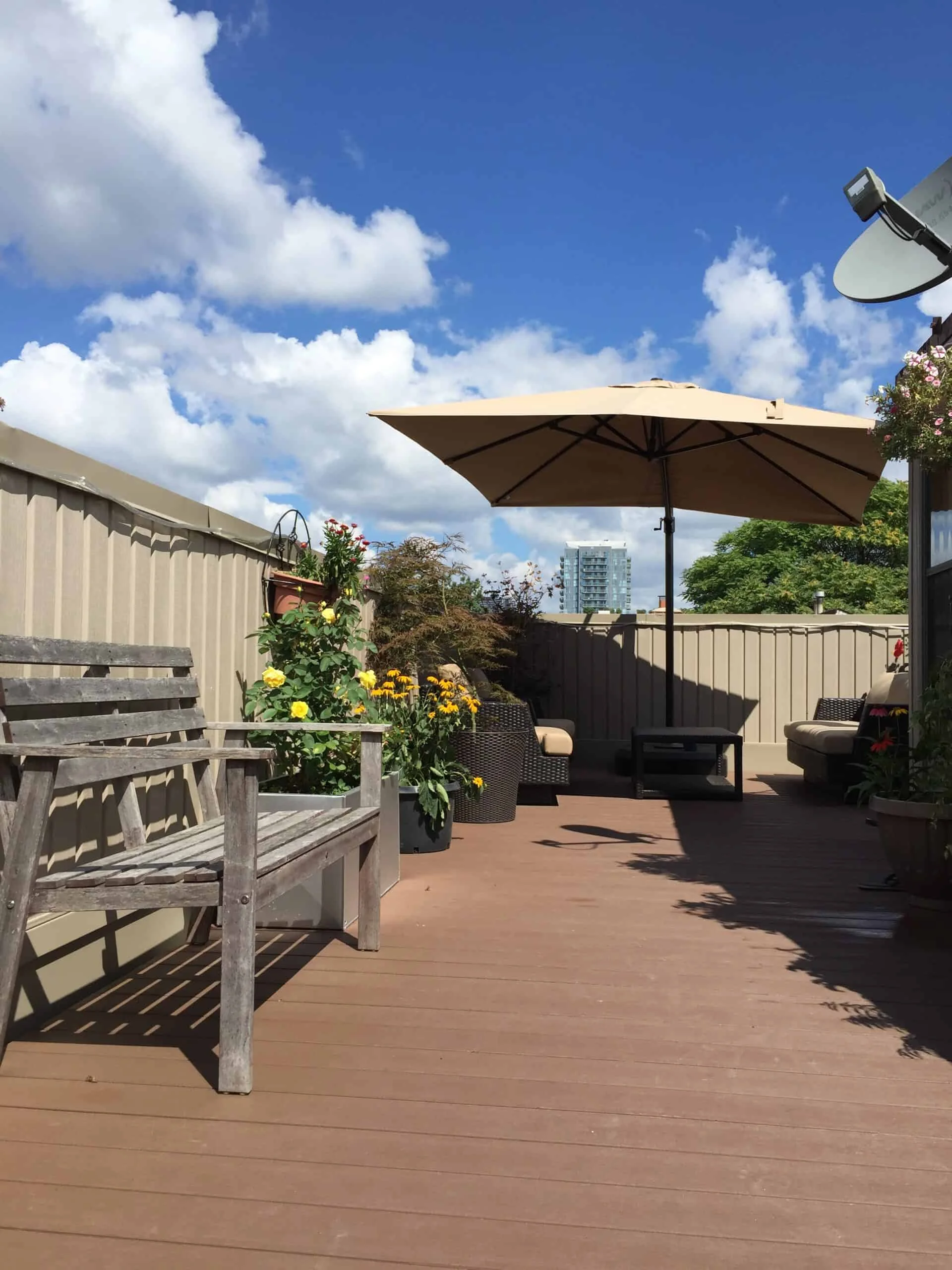 TruNorth Composite Mocha deck installation photo