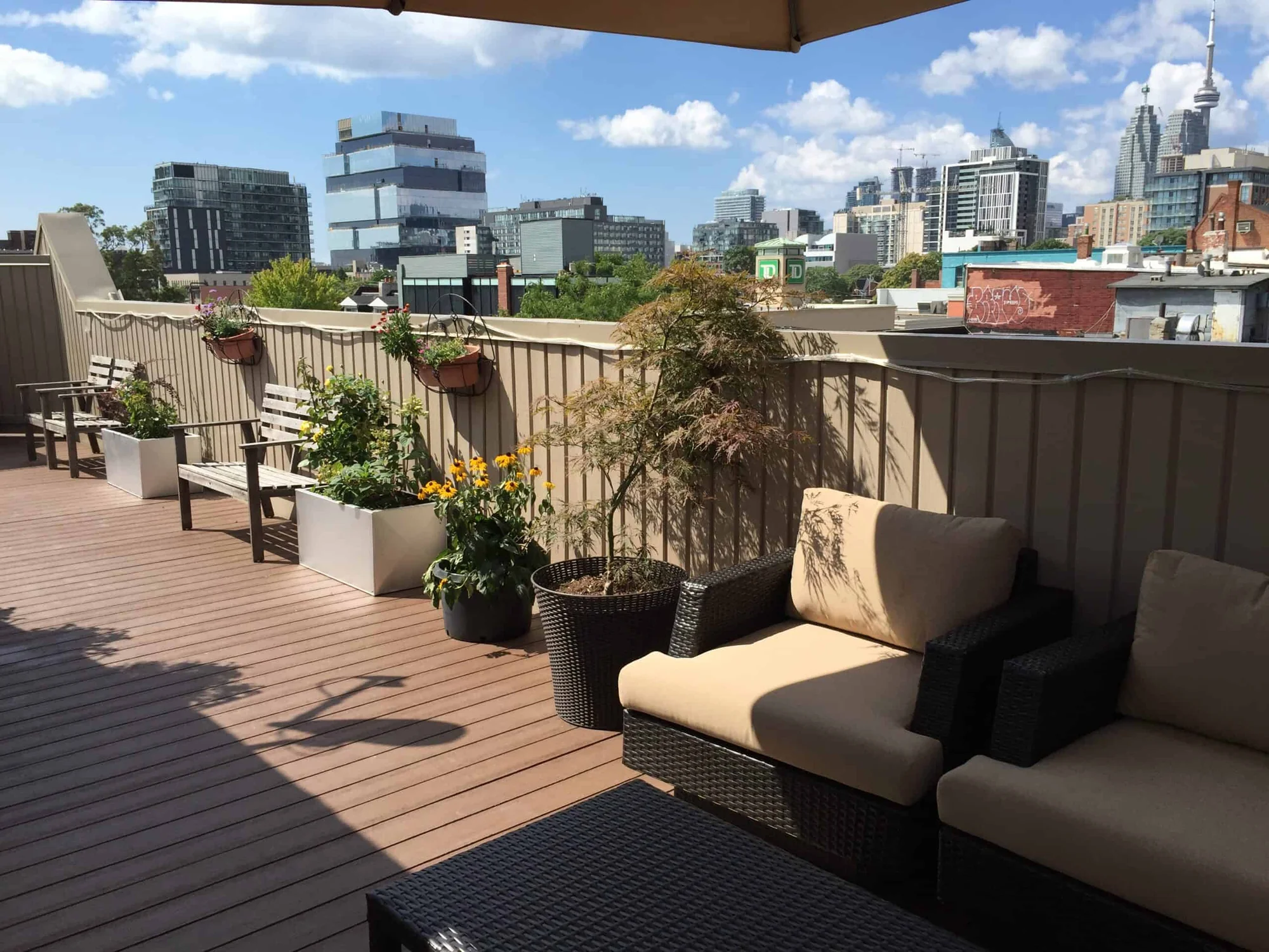 TruNorth Composite Mocha deck installation photo