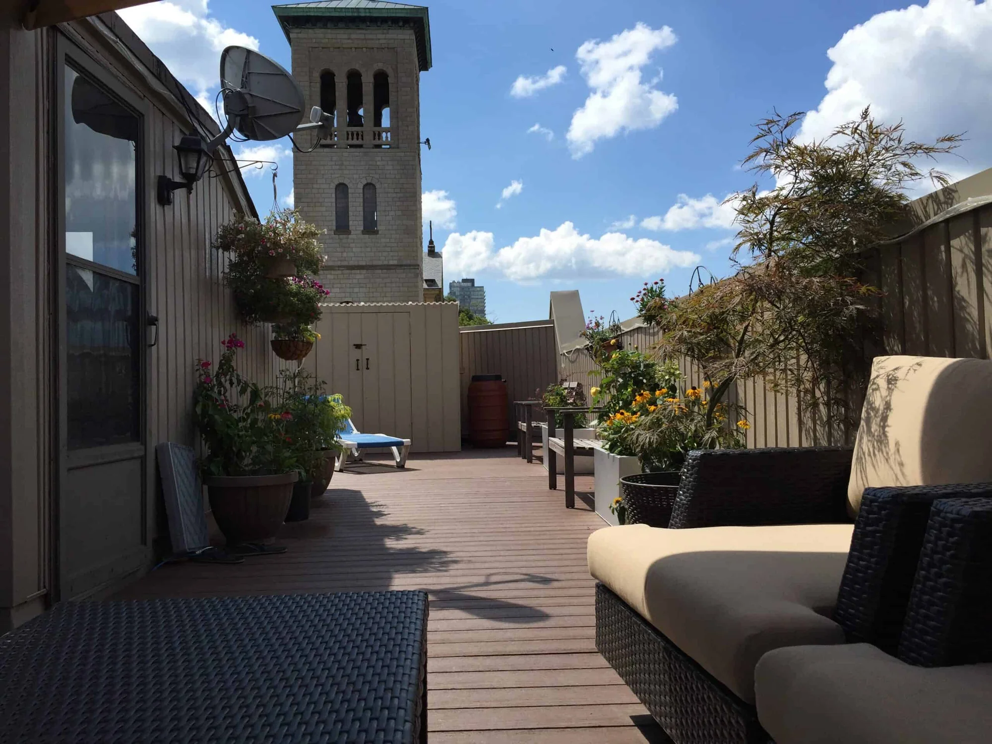 TruNorth Composite Mocha deck installation photo