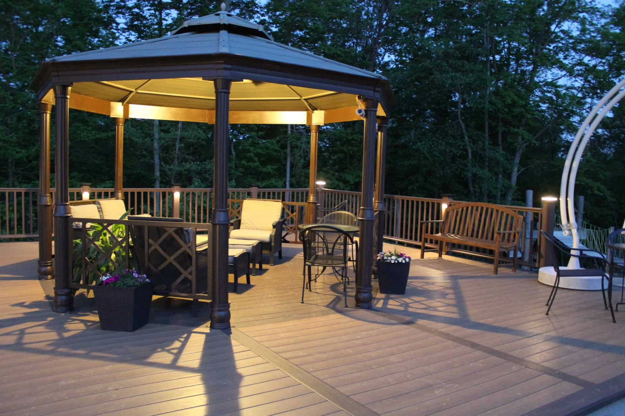 TruNorth Clubhouse Ipe deck installation photo
