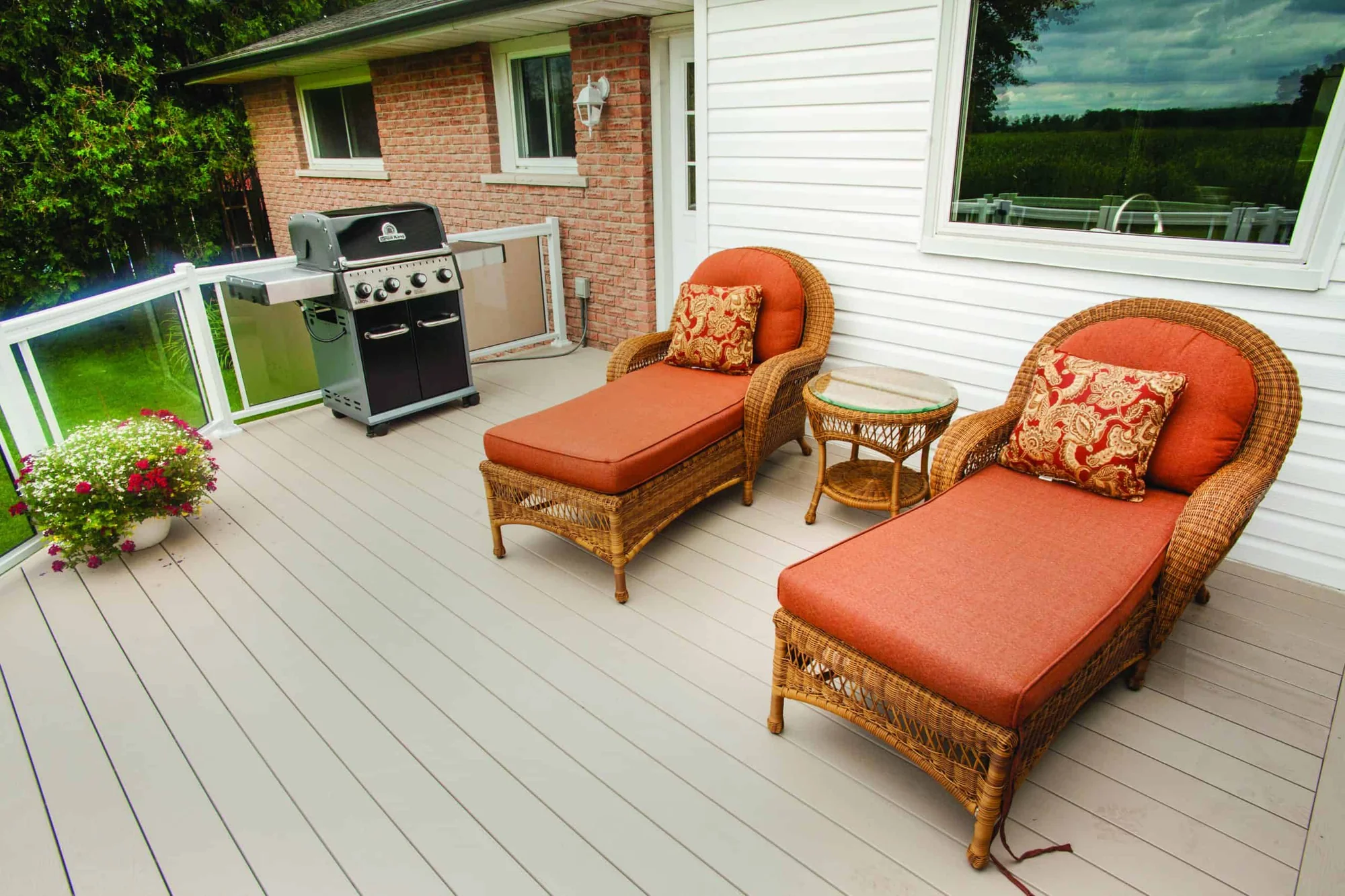 TruNorth Clubhouse Cobblestone deck installation photo