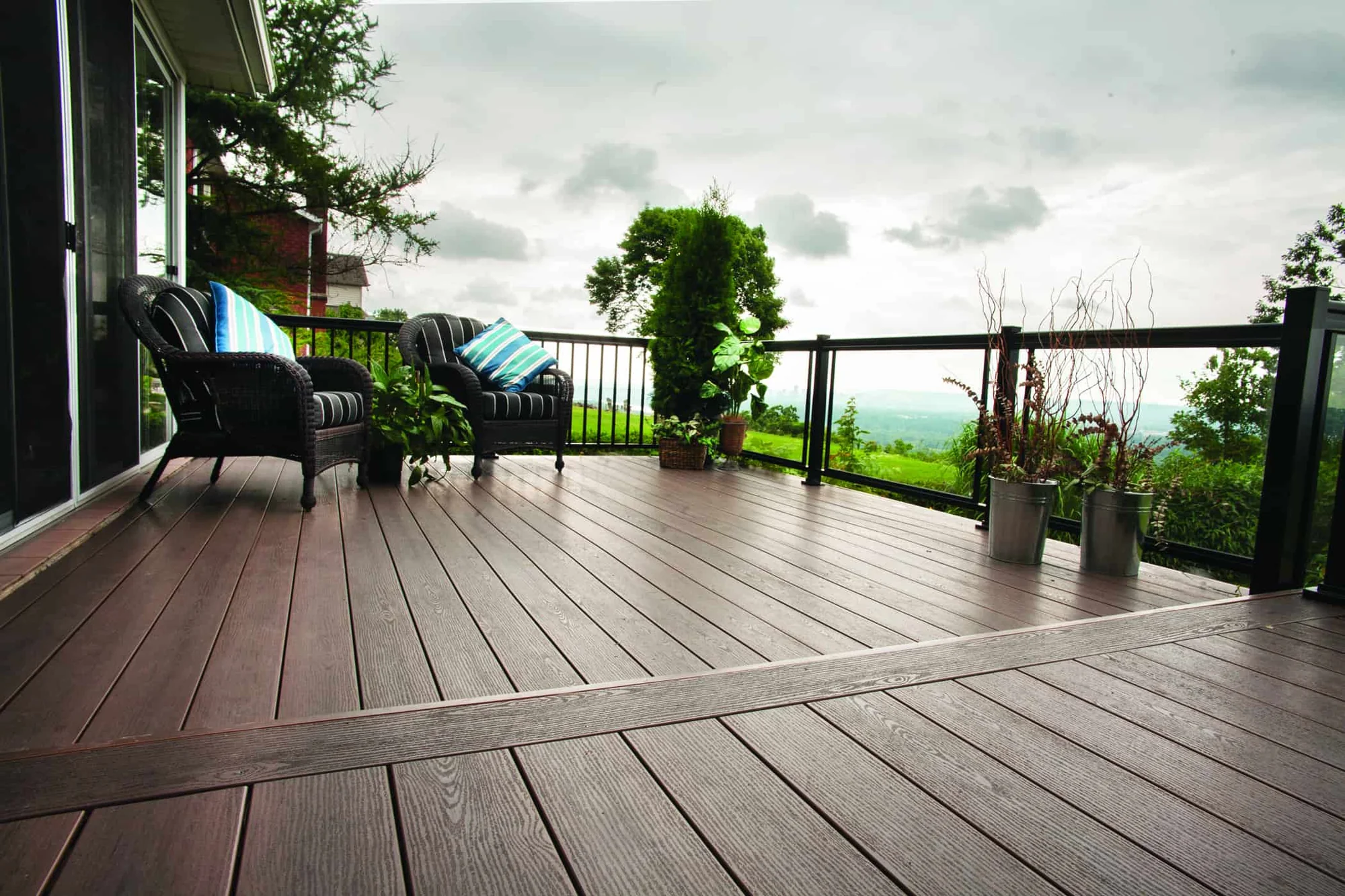 TruNorth Clubhouse Walnut deck installation photo